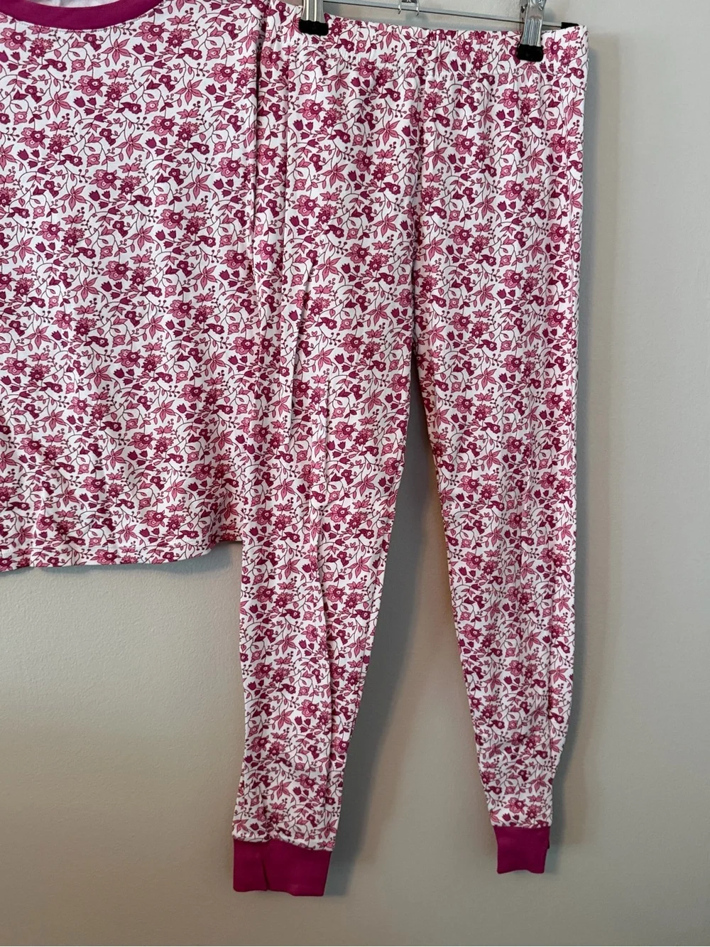 Lake Floral Pink Two-Piece Pajama Set